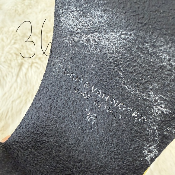 Dries Van Noten Leather Platform Thong Sandals size EU 36 - Picture 7 of 8